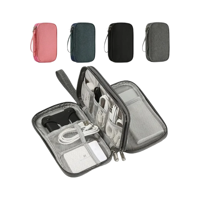 Navy Blue Crossbody Passport Bag