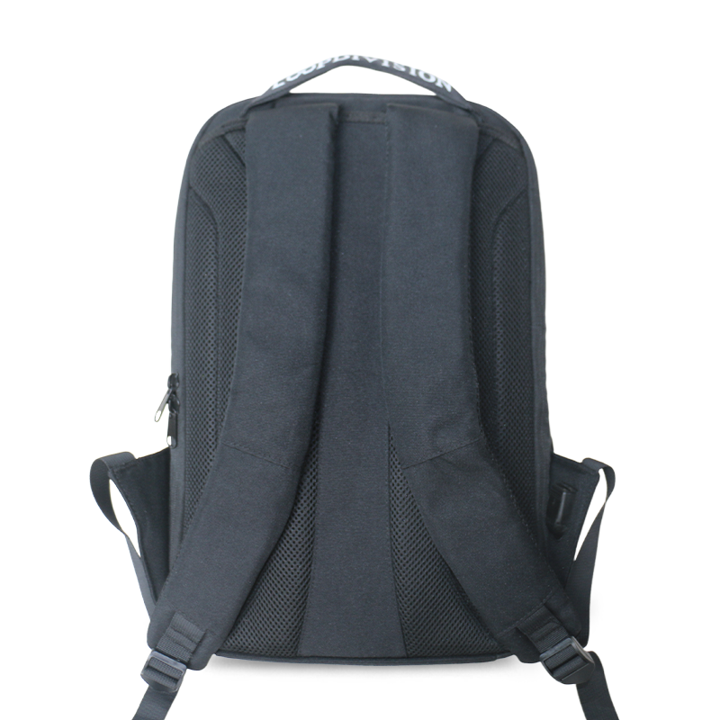 Na-customize na logo eco-friendly backpack waterproof Deep Green RPET Material USB Charging Laptop na nagdadala ng Travel Backpack