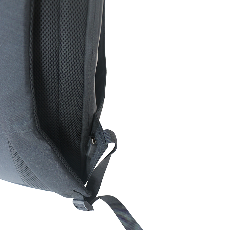 Na-customize na logo eco-friendly backpack waterproof Deep Green RPET Material USB Charging Laptop na nagdadala ng Travel Backpack